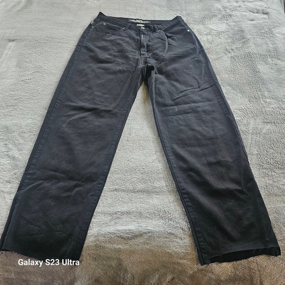 Z.Cavaricci Other - Vintage Black Z Cavaricci Jeans Tapered 34x30, bottoms raw cut, excellent
